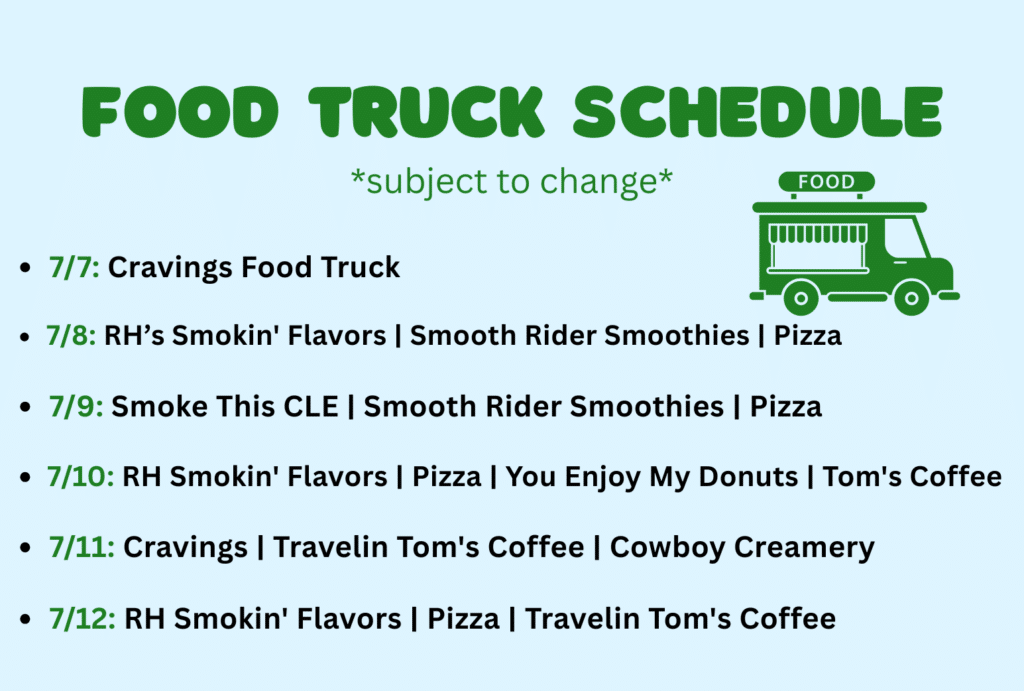 CHJC Show Food Truck Schedule 7.8 copy
